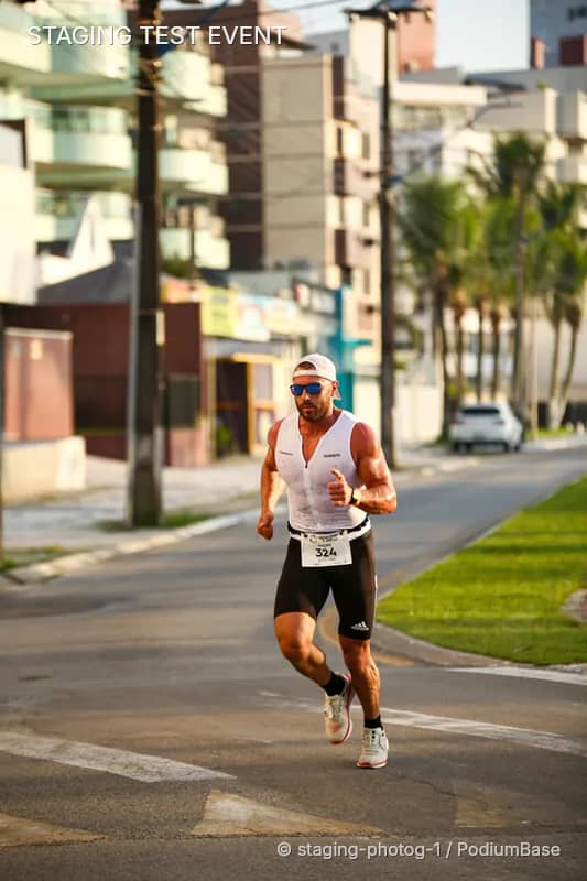 Watermarked race photo preview
